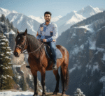 Men’s Casual Knitted Pullover Jacket (100% Polyester) - Image 2