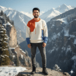 Men’s 100% Wool Crew Neck Sweater - Image 3