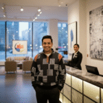 Men’s 100% Polyester Knitted Pullover Jacket