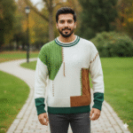 Men’s 100% Wool Crew Neck Sweater